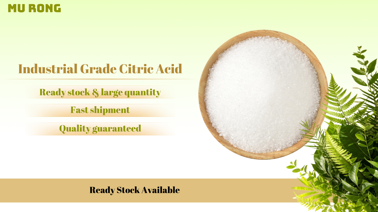 Top Industrial Grade Citric Acid Supplier: Quality & Reliability Guaranteed